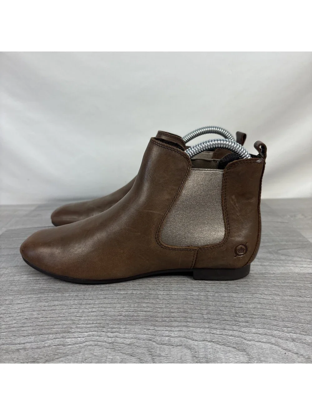 Børn Cove Leather Chelsea Ankle Booties – Size 6M